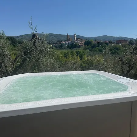 Alloggio incantevole con piscina Vinci Esterno foto