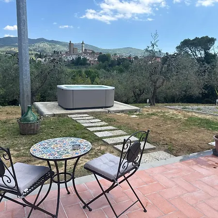 Alloggio incantevole con piscina Vinci Esterno foto